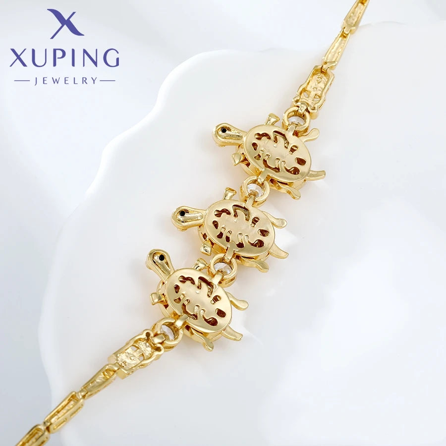 Xuping Jewelry Trendy Personality Style Women's Bracelets Light Gold Color Birthday Christmas Gifts X000798174
