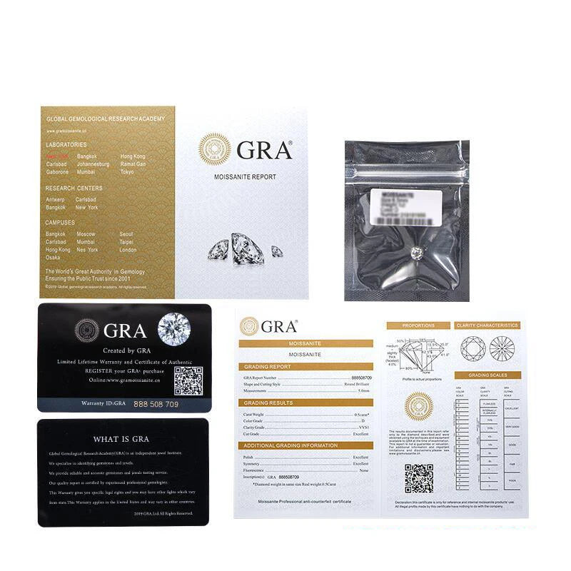 1 Carat Moissanite Stud Earrings 925 Sterling Silver Trendy Snowflake Engagement Wedding Fine Jewelry