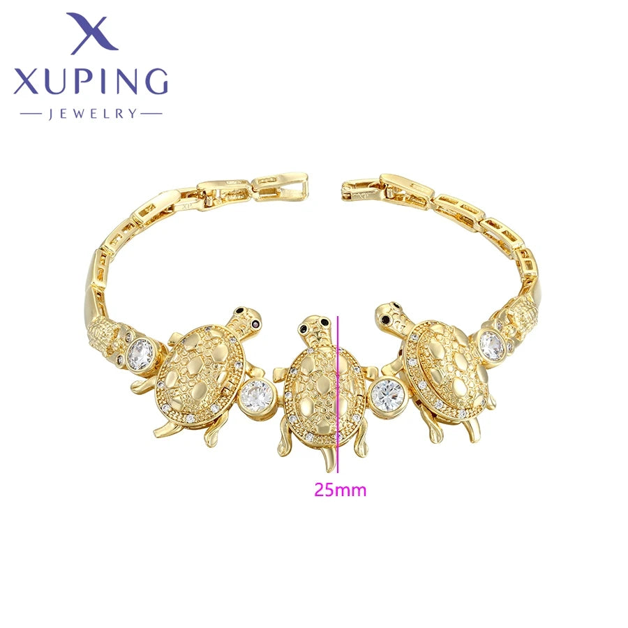 Xuping Jewelry Trendy Personality Style Women's Bracelets Light Gold Color Birthday Christmas Gifts X000798174