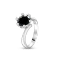 Sparkle 2 Carat Moissanite Women's Ring 925 Sterling Silver Minimalist Snowflake Ring D Color Jewelry Gift With Certificate