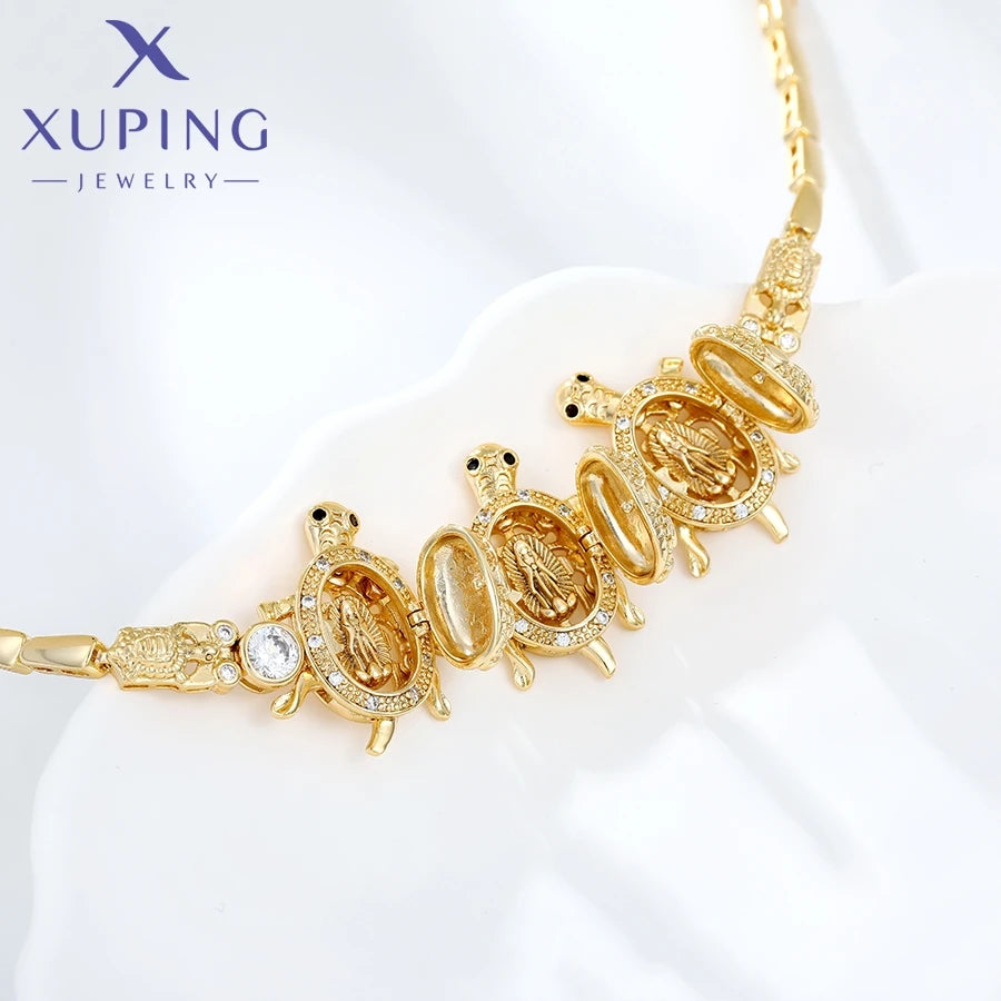 Xuping Jewelry Trendy Personality Style Women's Bracelets Light Gold Color Birthday Christmas Gifts X000798174